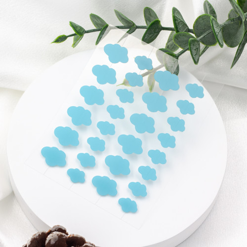 Clear Skies Ahead with Blue Cloud Acne Pimple Patch with Cut Lines