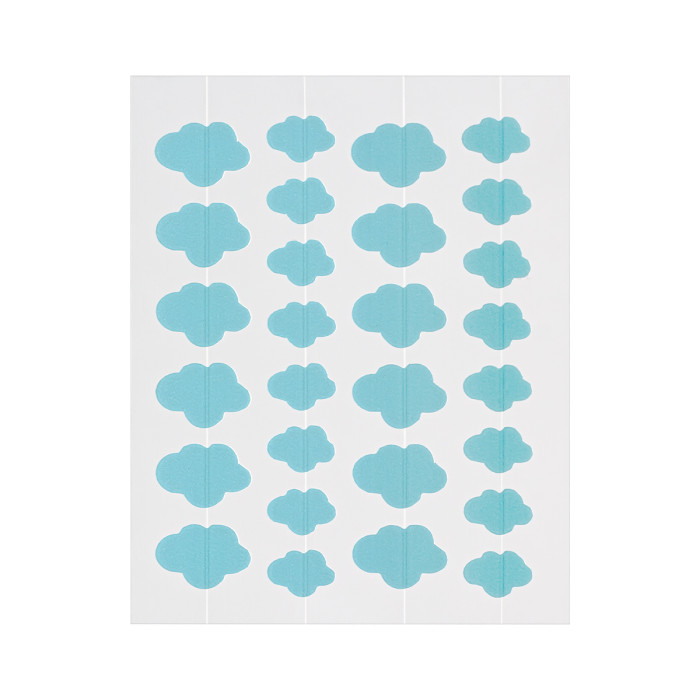Clear Skies Ahead with Blue Cloud Acne Pimple Patch with Cut Lines