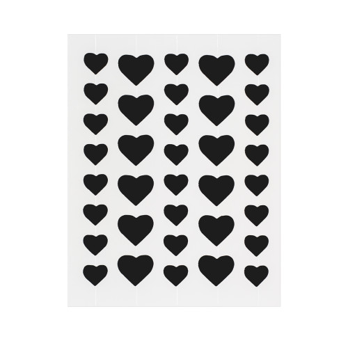 Ink Love Twin Heart Acne Pimple Patch with Cutline