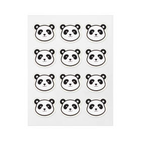 Skin Friendly Kawaii Panda Shaped Acne Patches for Blemish Control