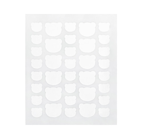 Clear Acne Pimple Patch with Cute Bear shape twin size