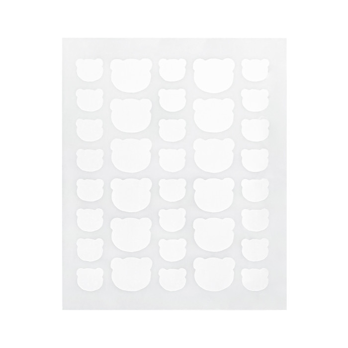 Clear Acne Pimple Patch with Cute Bear shape twin size