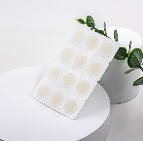 Beveled Pimple Patches with Raised Middle and Thin Edge for Acne Treatment