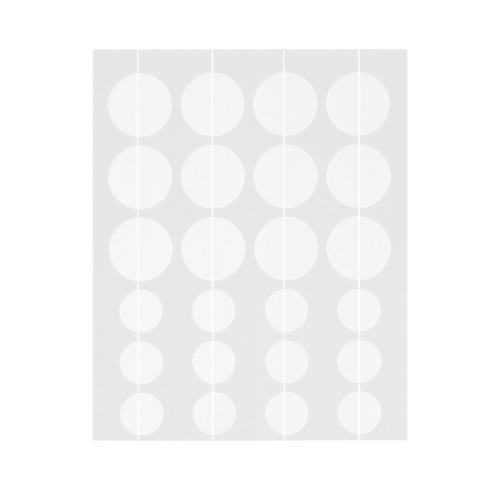Twin size acne spot patch stickers in 24 dots combo with cutlines