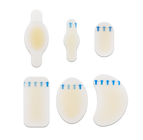 Wholesale medical adhesive hydrocolloid pain relief heel blister plaster foot patch