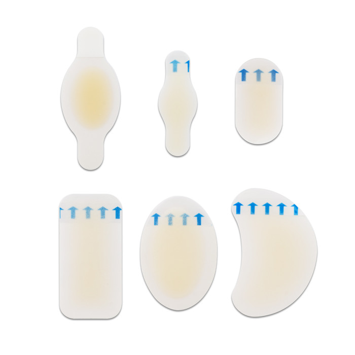Wholesale medical adhesive hydrocolloid pain relief heel blister plaster foot patch