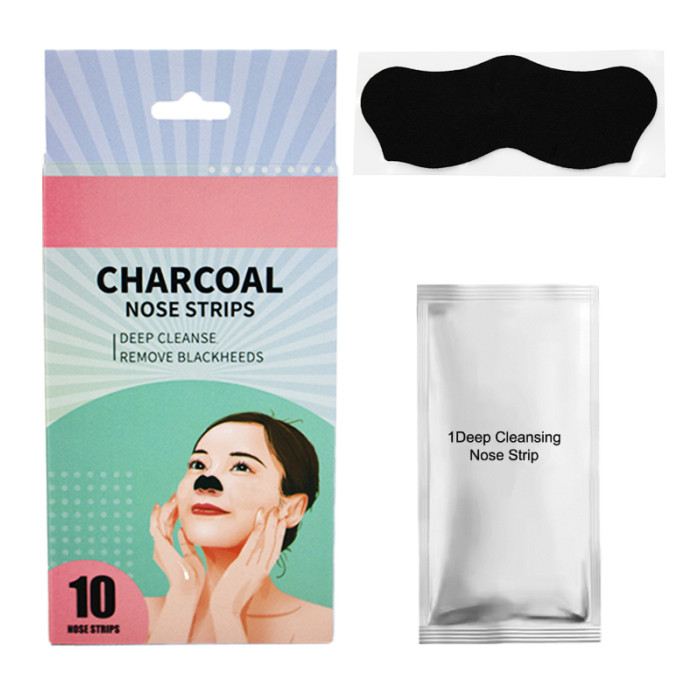 OEM ODM Natural Deep Cleansing Black Head Nose Patch Blackhead Removing Mask  Nose Pore Strips
