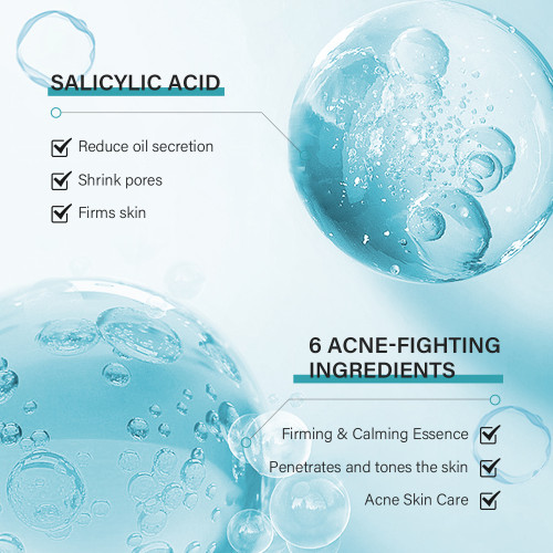 Oil Control Acne Treatment Set Refines Pores Daily Face Care 4-Piece Set