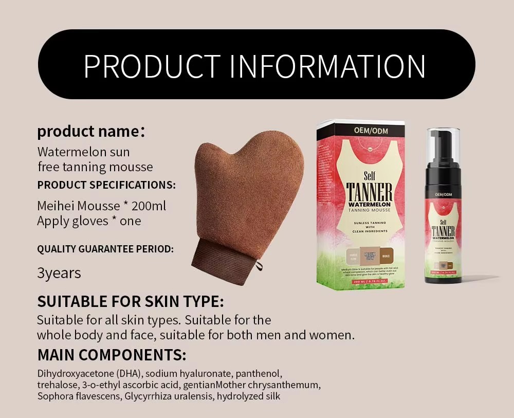 Self Tanner Watermelon Tanning Mousse