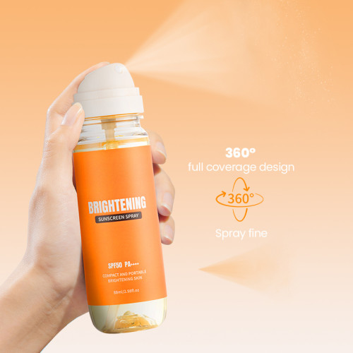 OEM Moisturezing Natural Anti Aging Sunscreen Spray SPF 50 Mineral Sunblock