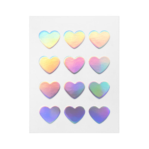 Holographic Pimple Patch Heart Shpaed Waterproof Breathable Acne Spot Treatment