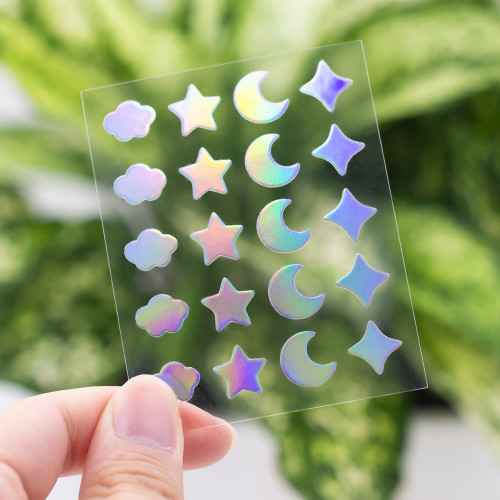 Starry Dreams: Holographic Cloud and Moon Acne Pimple Patch