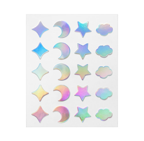 Starry Dreams: Holographic Cloud and Moon Acne Pimple Patch