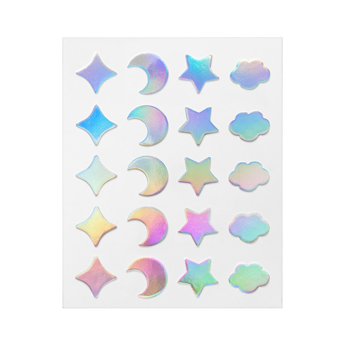 Starry Dreams: Holographic Cloud and Moon Acne Pimple Patch