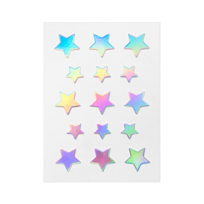 Holographic Star Pimple Patches Two Sizes For Every Spot