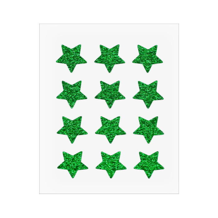 Customized Green Glitter Star Hydrocolloid Acne Pimple Patch