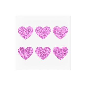Pink Heart Glitter Hydrocolloid Patches for a Sparkling Self-Care Ritual
