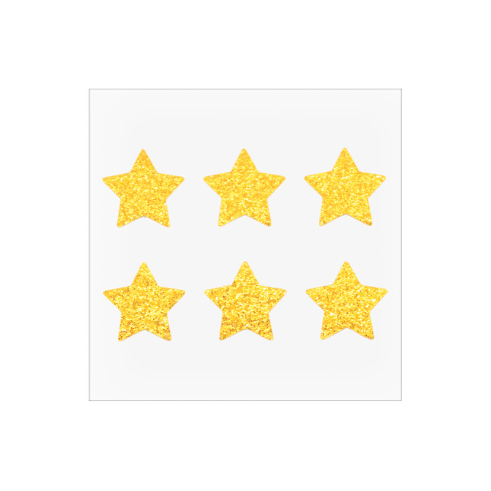 Customized Golden Glitter Star Hydrocolloid Acne Pimple Patch
