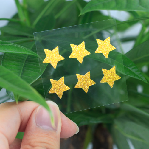 Customized Golden Glitter Star Hydrocolloid Acne Pimple Patch