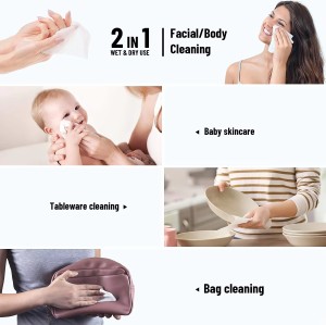 Eco Friendly Portable Soft Cotton Disposable Compressed Face Towel For Sensitive Skin