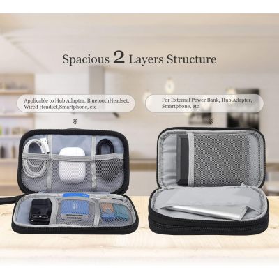 Factory Wholesale Electronics Accessories Organizer Pouch Bag Carrying Case Bag