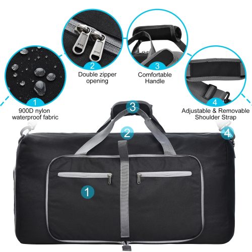 Factory Wholesale Travel Duffel Bags for Men Women Waterproof Duffel Bags