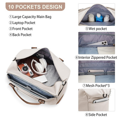 Factory Wholesale Travel Duffel Bag Sports Tote Gym Bag