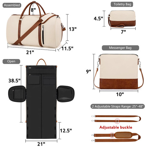 Wholesale Travel Duffel Bag Weekender Bag Garment Duffel Bag