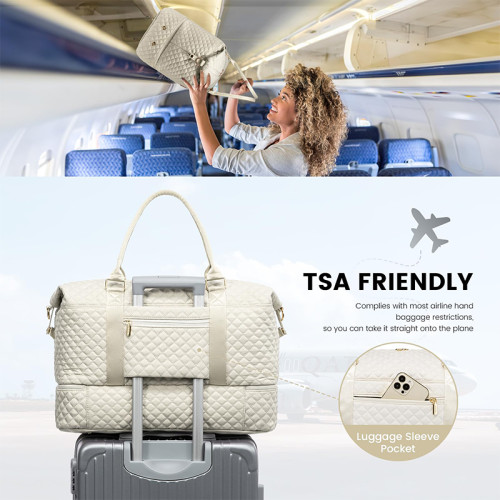 Custom Travel Duffel Bag Weekender Bag Garment Duffel Bag Carry on Overnight Bag