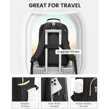 Factory Wholesale Laptop Backpack Purse for Women Work Travel Computer Bags