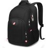 Factory Wholesale Travel Laptop Backpack Black Backpack for Men and Women with USB Slit Business