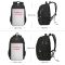 Factory Wholesale Travel Laptop Backpack Black Backpack for Men and Women with USB Slit Business