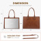 Custom Factory Wholesale Laptop Tote Bag for Women Leather Work Computer Bag