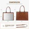 Custom Factory Wholesale Laptop Tote Bag for Women Leather Work Computer Bag
