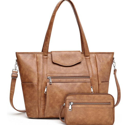 Factory Wholesale Laptop Bag for Women Designer Leather Laptop Backpack