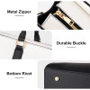 Factory Wholesale Laptop Tote Bag for Women Waterproof PU Leather Work Bag with Clutch Purse