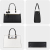 Factory Wholesale Laptop Tote Bag for Women Waterproof PU Leather Work Bag with Clutch Purse