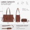 Wholesale Laptop Bag for Women Work Tote Bag Large Capacity Computer Purse with Clutch