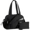 Design Travel Duffel Bag for Women, Puffer Gym Bag Sports Tote with Wet Pocket