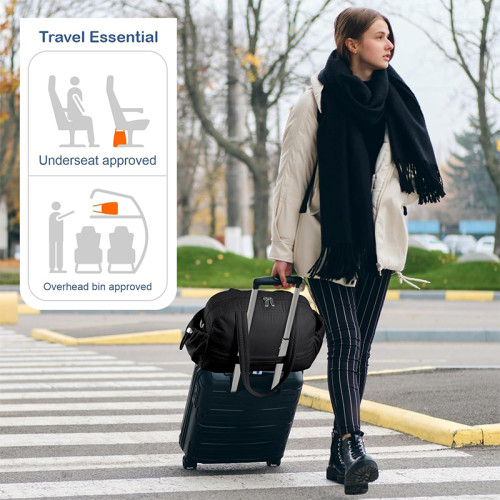 Design Travel Duffel Bag for Women, Puffer Gym Bag Sports Tote with Wet Pocket