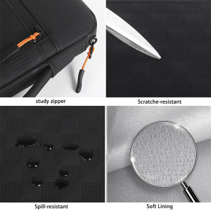 Laptop Case Sleeve, Factory Wholesale Waterproof & Shockproof Protective Cover with Carry Handle,Custom Laptop Briefcase.