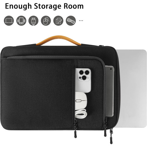 Factory Wholesale Laptop Sleeve Case Waterproof & Shockproof Computer Bag with Handle for MacBook