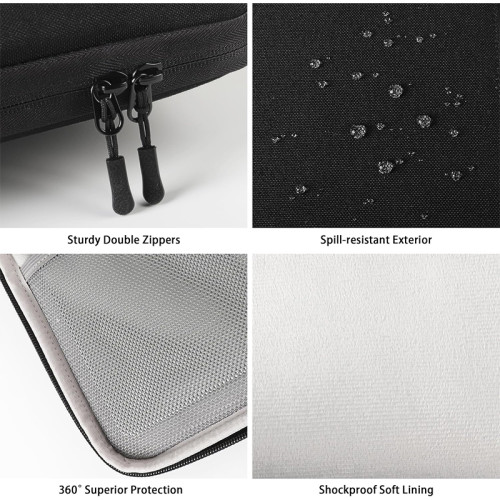 Factory Wholesale Laptop Sleeve Case Waterproof & Shockproof Computer Bag with Handle for MacBook