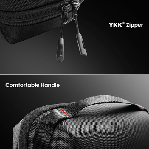 Factory Wholesale Electronic Organizer Accessory Pouch for MacBook Storage Bag with Removable Card Slots for USB Adapter, Memory Card