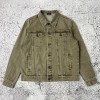 Denim Jacket Men | Army Green Vintage Style – Custom Streetwear OEM Manufacturer
