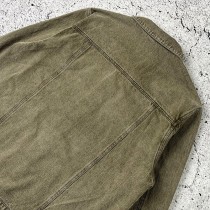 Denim Jacket Men | Army Green Vintage Style – Custom Streetwear OEM Manufacturer