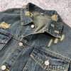 Denim Jacket Manufacturer | Distressed Jean Jacket OEM, Vintage Wash