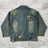 Denim Jacket Manufacturer | Distressed Jean Jacket OEM, Vintage Wash