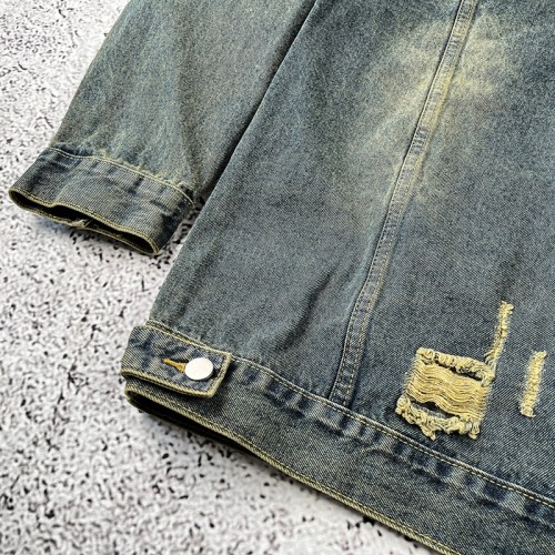 Denim Jacket Manufacturer | Distressed Jean Jacket OEM, Vintage Wash