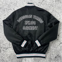 Nylon Satin Varsity Jacket Manufacturer | Lightweight Letterman OEM